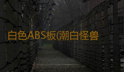 白色ABS板(潮白怪兽